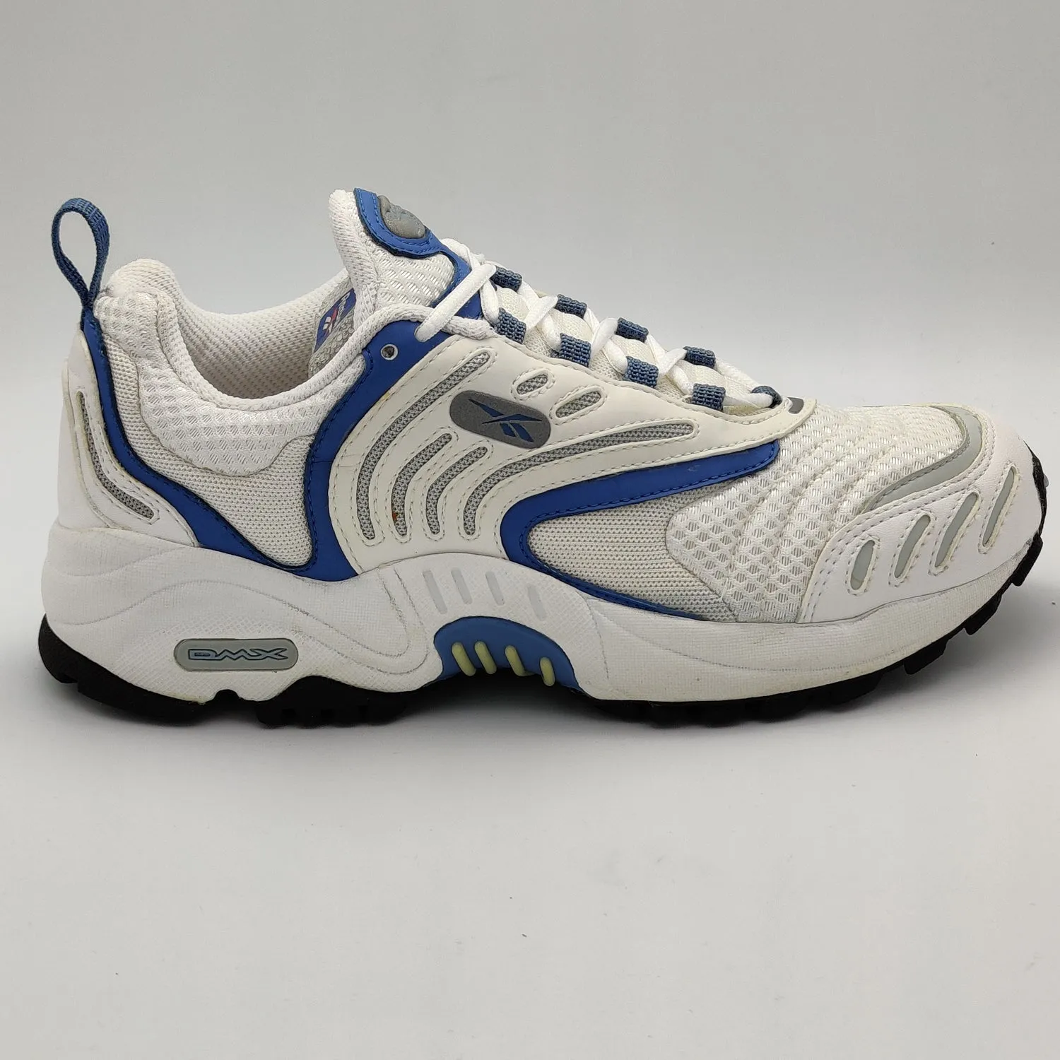 Reebok Womens Rave II DMX Cushioned Retro Trainers - White - UK 4.5