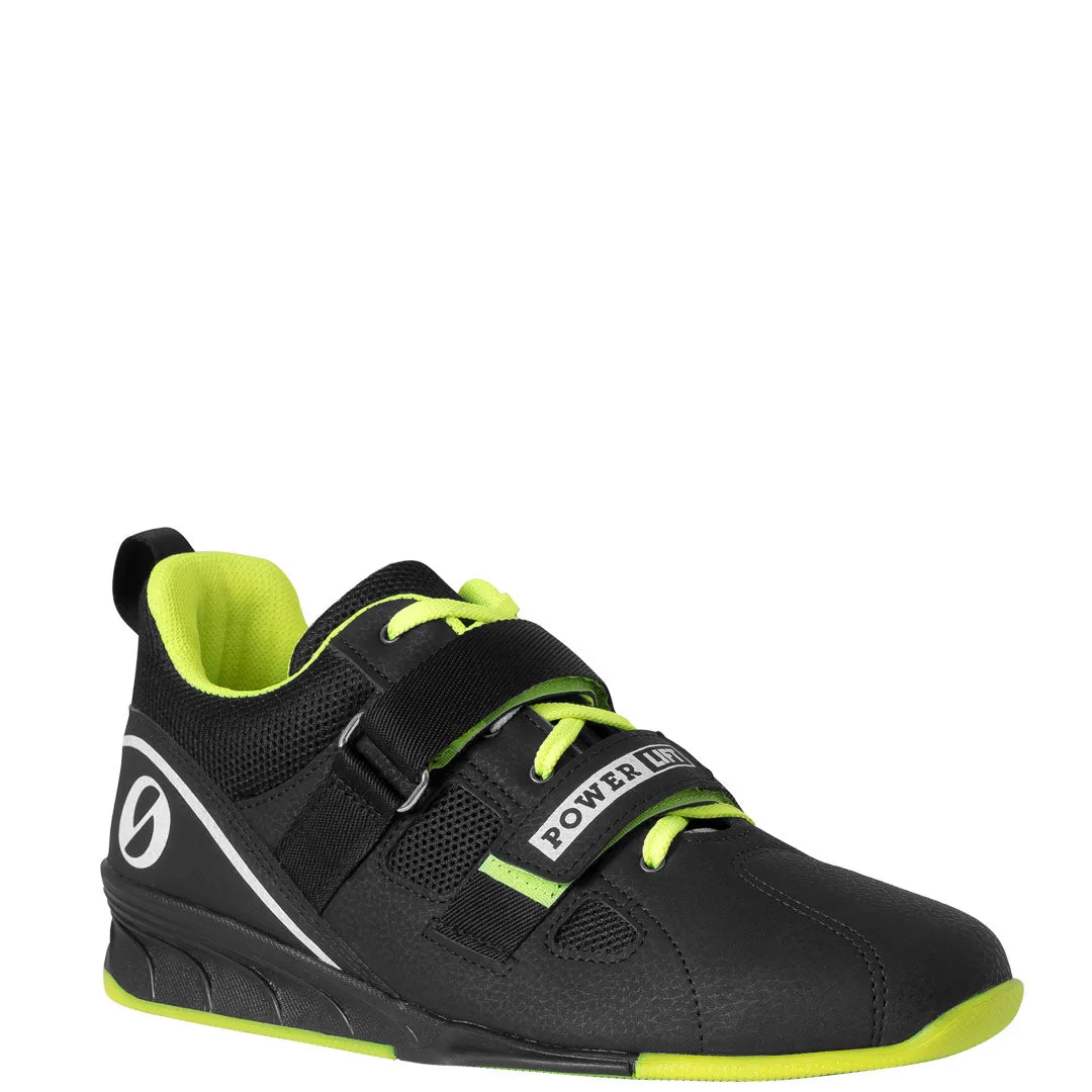 SABO PowerLift weightlifting shoes - Black/Lime (small sizes)