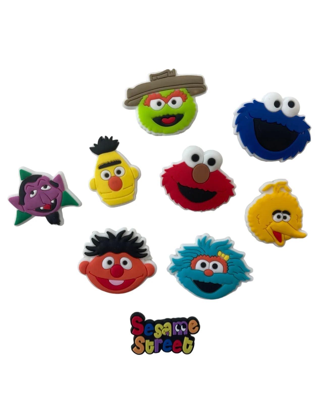 Sesame Street Shoe Charms 9pcs Shoe Charms Decoration/Croc Charms