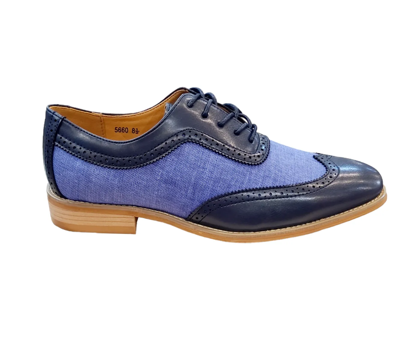 TR Premuim Wing Tip Style Shoes