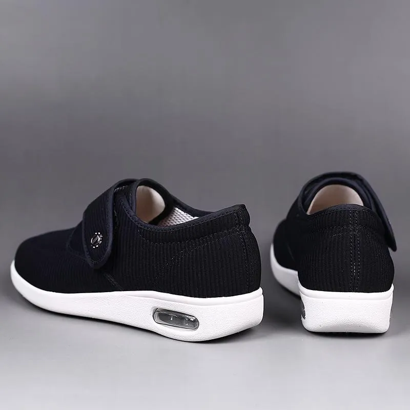 Women Slip On Wide Diabetic Shoes For Swollen Feet Width Orthopedic Shoes