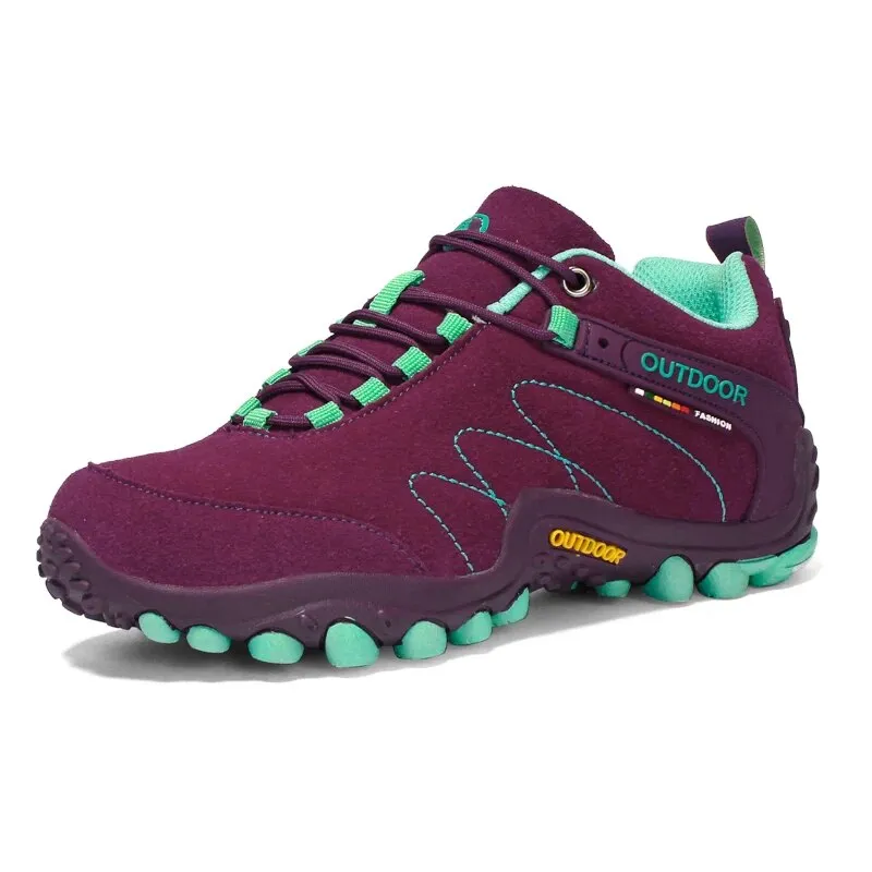 Women Summer Hiking Mountain Climbing Sneakers Fashion Non-slip Hunting Hike Shoes - WHS50202