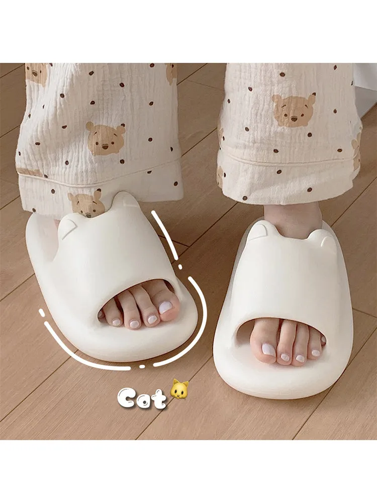 Women'S Cat Ears Slides